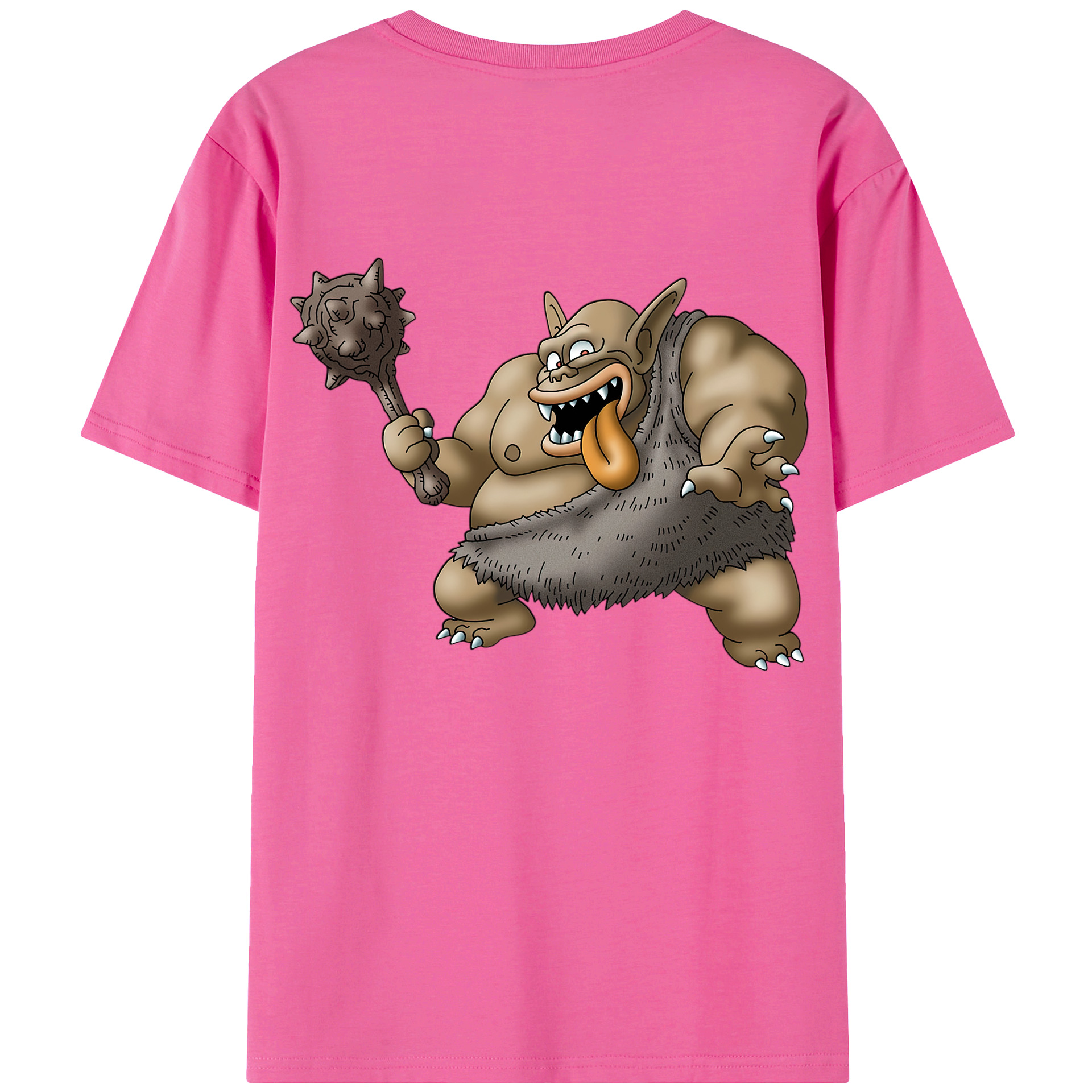 （画像用） ドラゴンクエスト Doragon Kuesuto Dragon Quest レディース半袖Tシャツ(バックプリント)